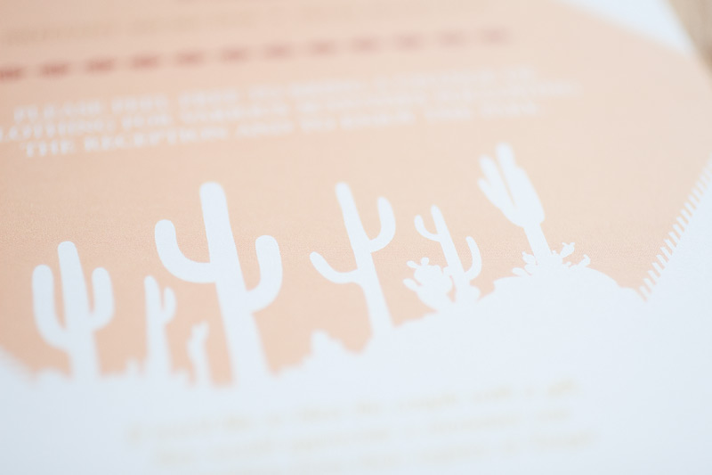 desert cactus wedding invitations // #anastasiamariecards