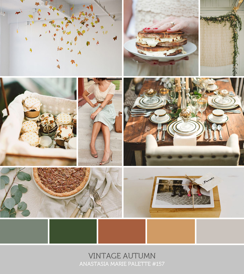 vintage autumn // anastasia marie palette for thanksgiving