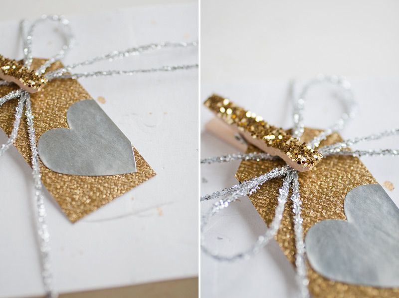 metallic valentine gift wrap #anastasiamariecards