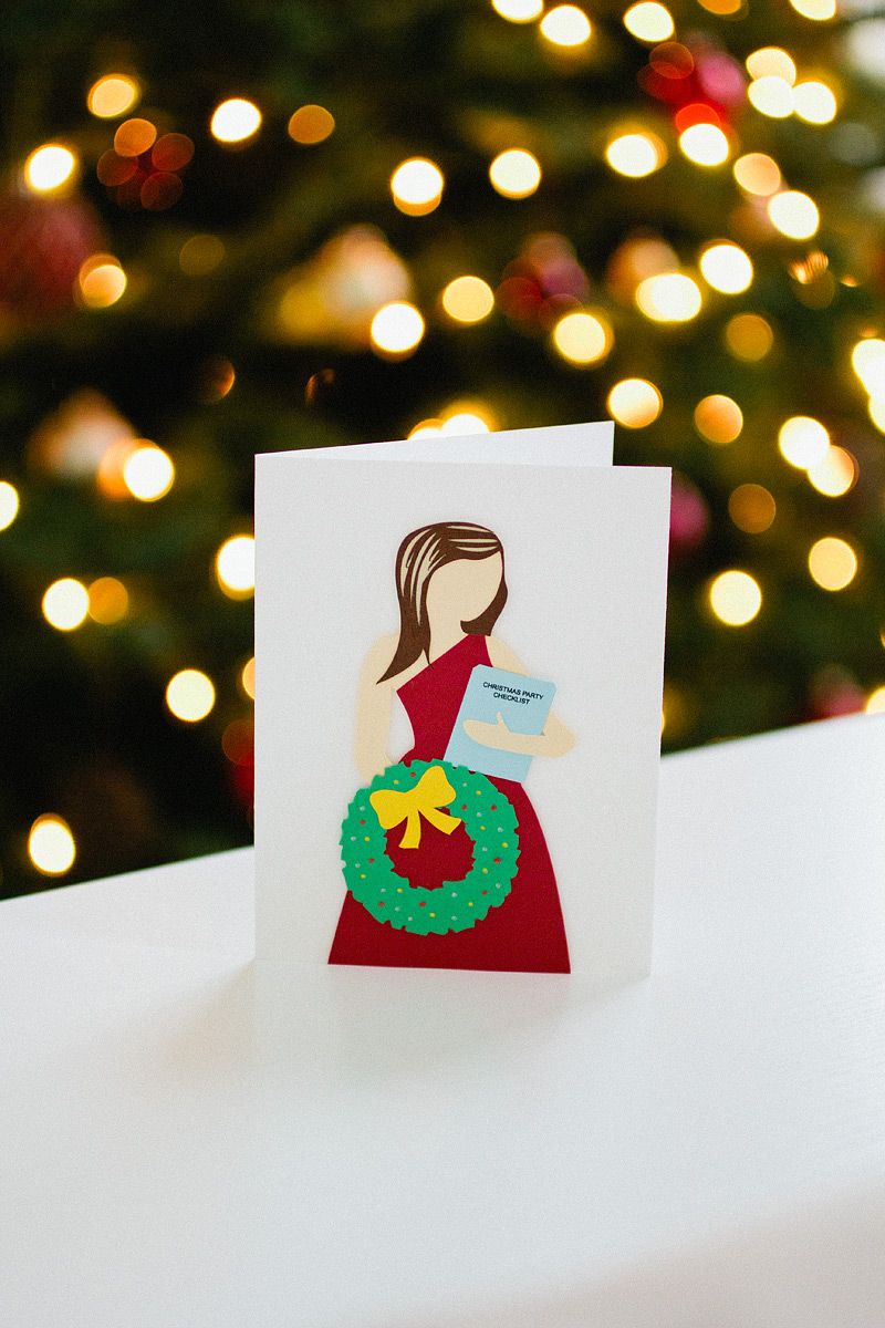 custom christmas card by Anastasia Marie