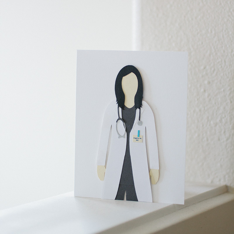 custom card: pediatrician // anastasia marie