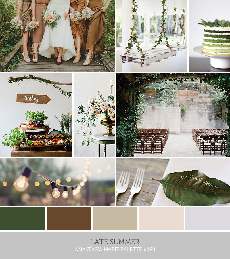 late summer // inspiration palette by ANASTASIA MARIE